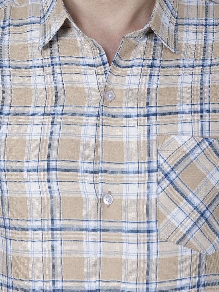 DA0130 BEIGE CHECK