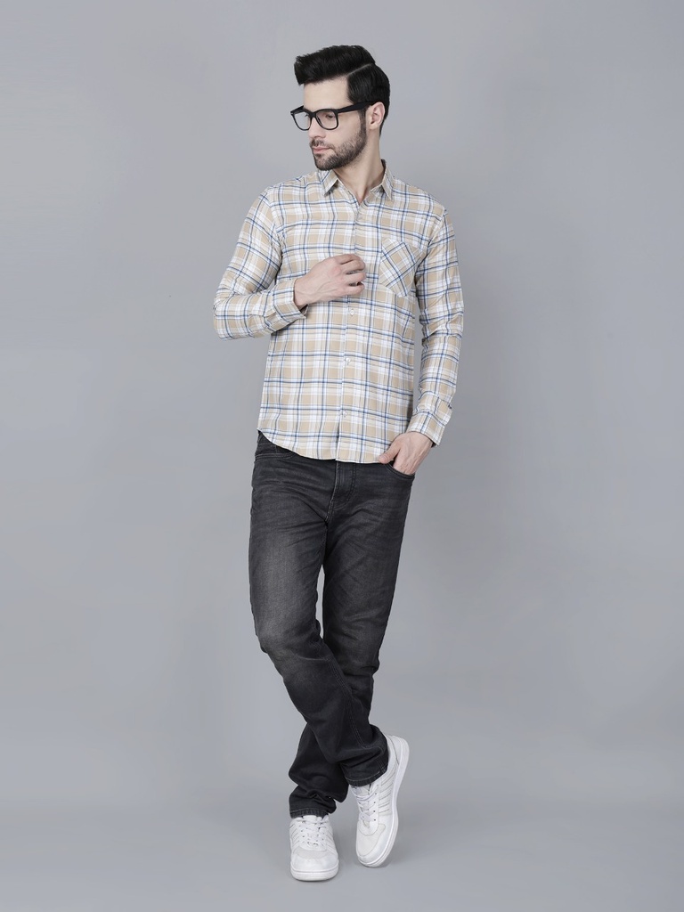 DA0130 BEIGE CHECK